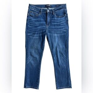 JUDY BLUE Capri Fit Stretch Blue Jeans Denim Style JB82154 Casual Chic Size 30”